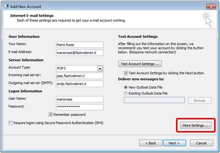 SCARICARE POSTA DAL SERVER OUTLOOK 2010